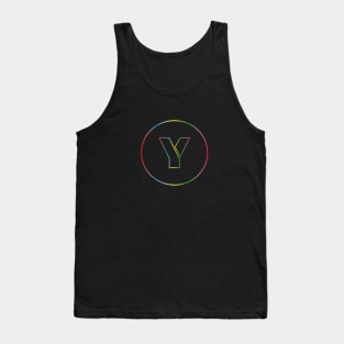 letter Y colorful design Tank Top